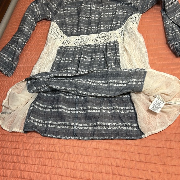 NWT Anthropologie Ryu Lace Cutout Peasant Dress Size L - Picture 11 of 16